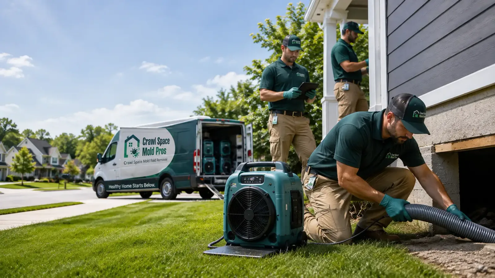 Crawl Space Mold Removal in Stevenson, MD
